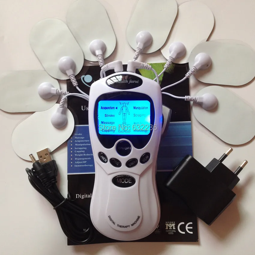 Buy 100pcs/lot White Dual input Electrical Stimulator