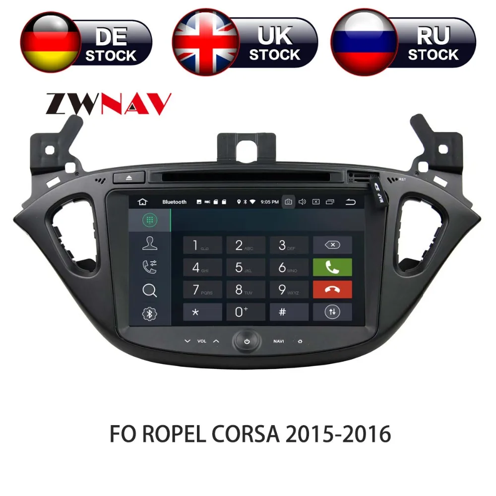 

Android 9 4+32G Car DVD Player GPS navigation For Opel CORSA 2015 2016 headunit multimedia player tape recorder