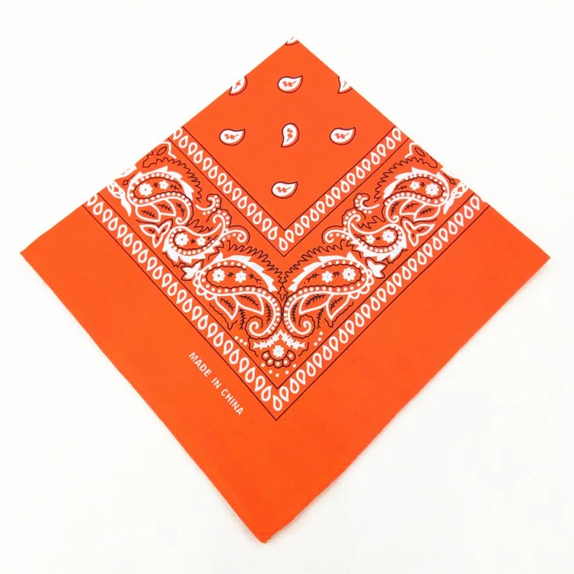 1PC High quality Headtie Square scarf Unisex Bandana Hip Hop Black Paisley Headwear Hair Band Scarf Neck Wrist Wrap Band #2019