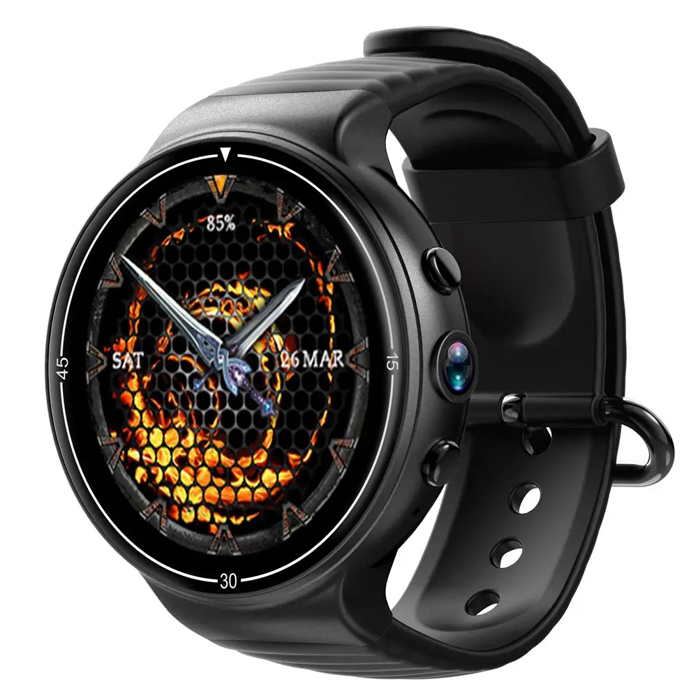 Смарт часы PK Thor s 1 39 дюймов MTK6737 четыре ядра 3 ГГц Android 7 0 4G 620 мА/ч 2 мегапикселей