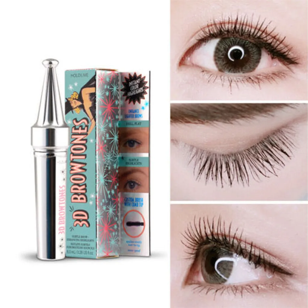 

3D Long Lasting Mascara Thick Curling Eyebrow Fast Drying Eyelashes Liquid Waterproof Cosmetics maquiagem profissional completa
