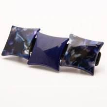 Заколки для волос из ацетата Squre аксессуары для волос для женщин шпильки Заколки Краб для женщин винтажные украшения для волос