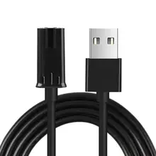 Digitalworld 1 м черный 2-зубец USB Электробритва Триммер Зарядное устройство 100-240 В ЕС настенная розетка для бритья и удаления волос FS372 FS871 FS339#272092