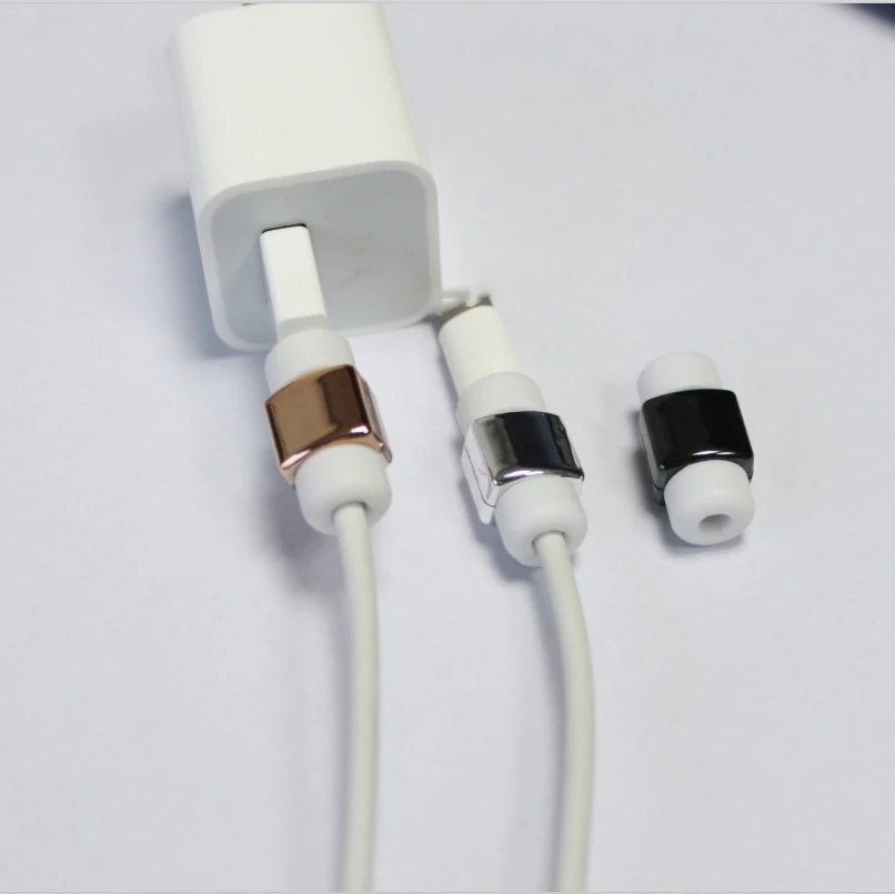 20pcs/lot Gold Silver Plating Usb Charger Cable Protector Colorful