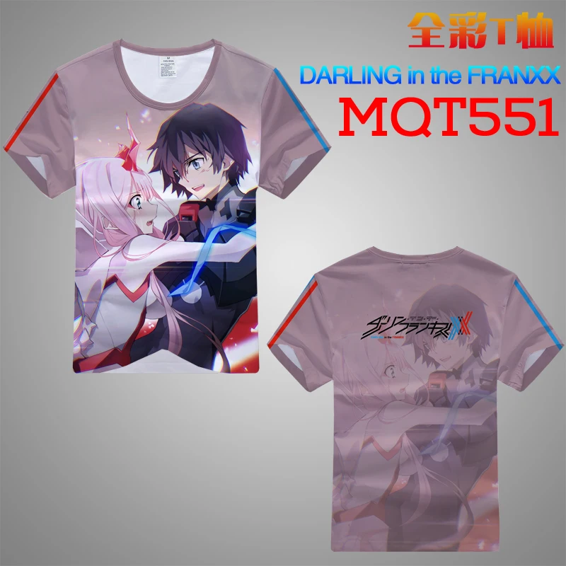Hot Sale DARLING IN THE FRANXX Anime T Shirt Men Women New Fashion Hip Hop Streetwear Tops Tees Casual Funny Graphic T-shirt AA Hot Sale DARLING IN THE FRANXX Anime T Shirt Men Women New Fashion Hip Hop Streetwear Tops Tees Casual Funny Graphic T-shirt AA