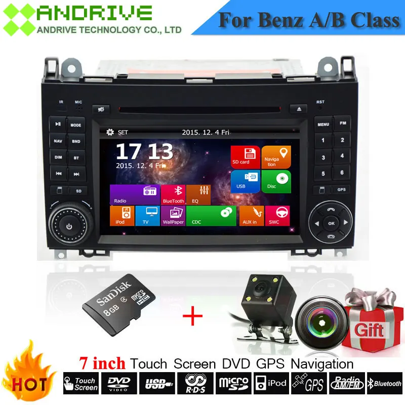 Best Car Radio DVD Player For Mercedes Benz Sprinter W209 W169 W245 Viano Vito B Class B150 B170 B200 A160 A180 With GPS Navigation