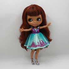 Обнаженная кукла для серии No.230HBN0362 совместных кукла каштановые волосы подходит для DIY BJD игрушка для девочки