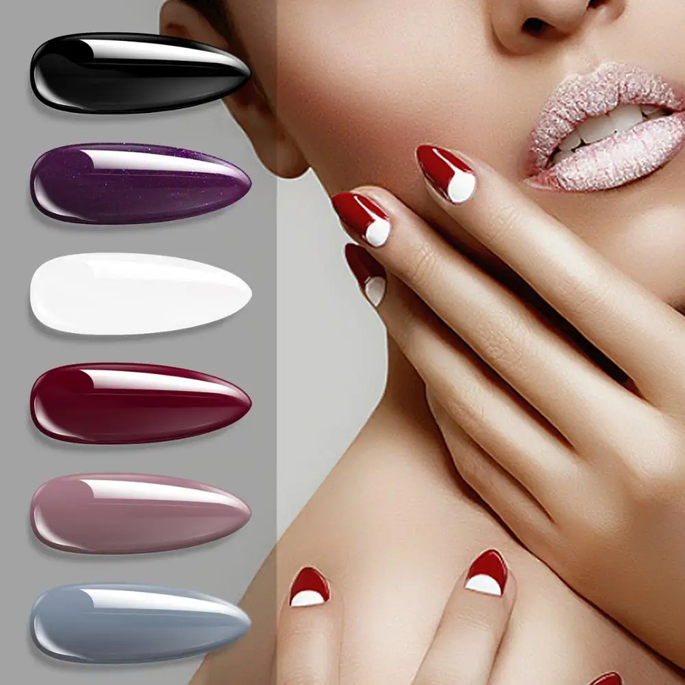 Набор гель лаков для ногтей Azure Beauty 6 шт./лот УФ набор серия конфетных цветов