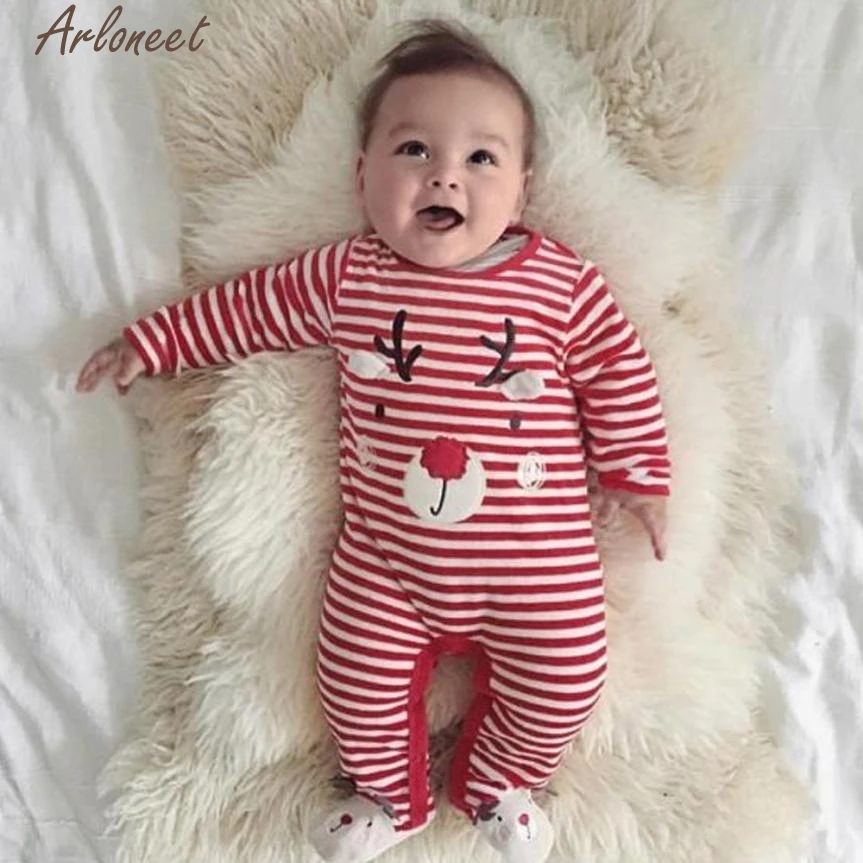 Arloneet Rompers Newborn Kid Deer Boys Girls Outfits Baby Clothing