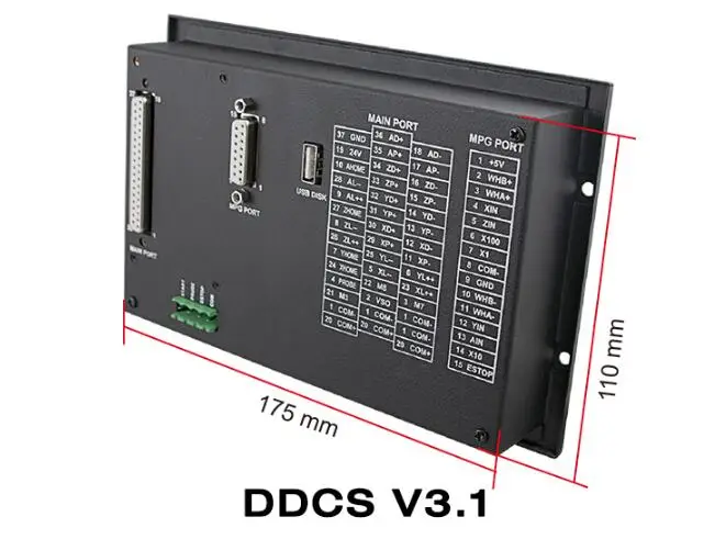 3 оси Mac3 Оффлайн движения управление Лер контроллер гравировальной машины ЧПУ Инструмент DDCSV3.1