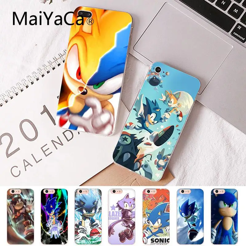 

Maiyaca Sonic the Hedgehog Cover Soft Shell Phone Accessories Case for iPhone 8 7 6 6S Plus X XS MAX 5 5S SE XR 10 Cases