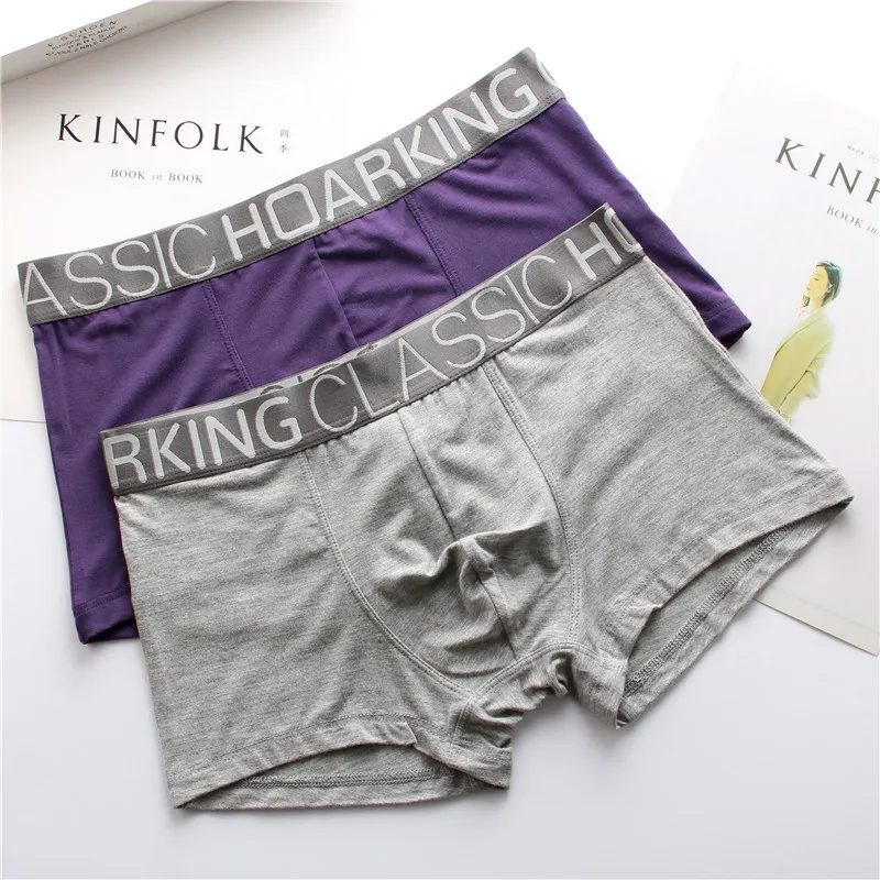 

2019 Men Boxer Sexy Cool feeling Underpants Male Underwear Boxer For Men Panties Comfortable 3 Colors L-3XL