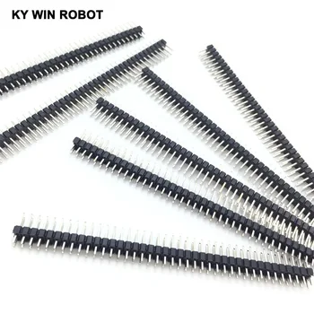 x10 Tiras de pin doble fila (2x40 pin)  macho 2,54mm conector divisible 2