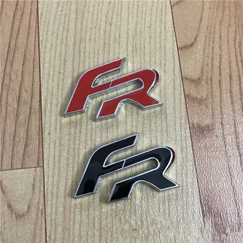 

20X Black Red FR Metal Car Emblem 3D Badge Auto Decoration Decal Sticker For Ibiza Leon Altea IBE Toledo Exeo IBL IBX