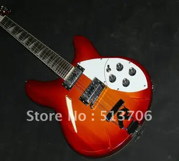 

Wholesale New Arrival 12 Strings Cherry Burst Electric Guitar Free Shipping