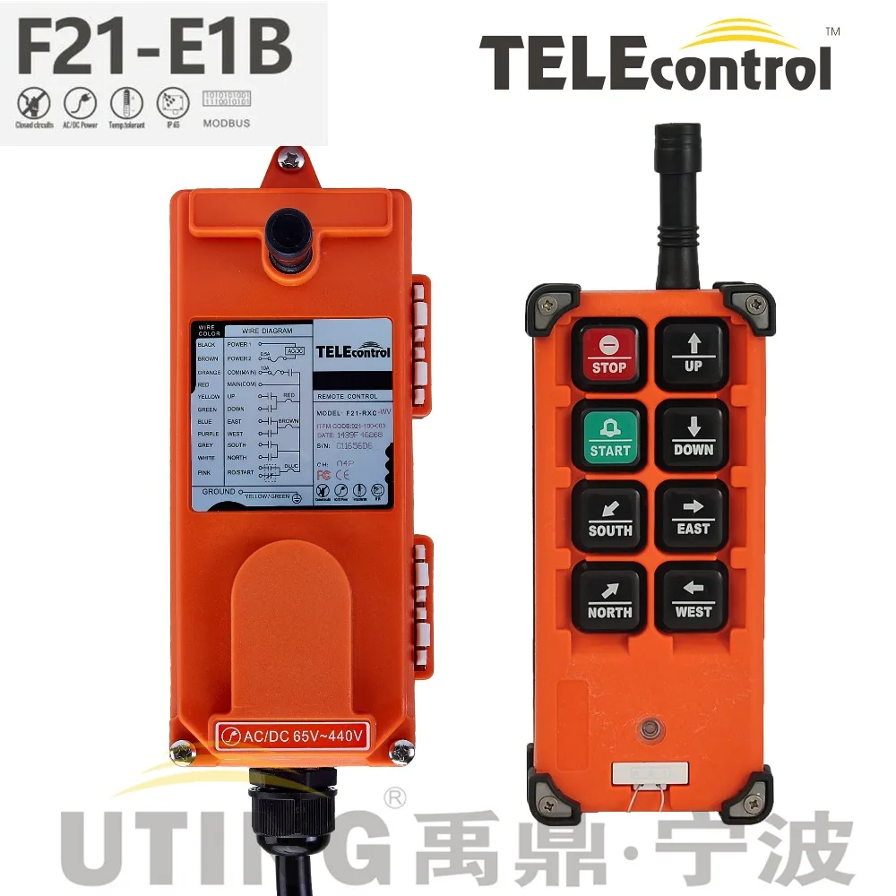 

F21-E1B Hoist Crane Pendant Control Station Push Button Switch Rainproof