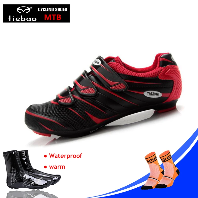 

TIEBAO Tiebao Professional men Cycling Shoes women Lightweight Highway Bike Bicycle Shoes Female Self-lock Road Cycling sneakers