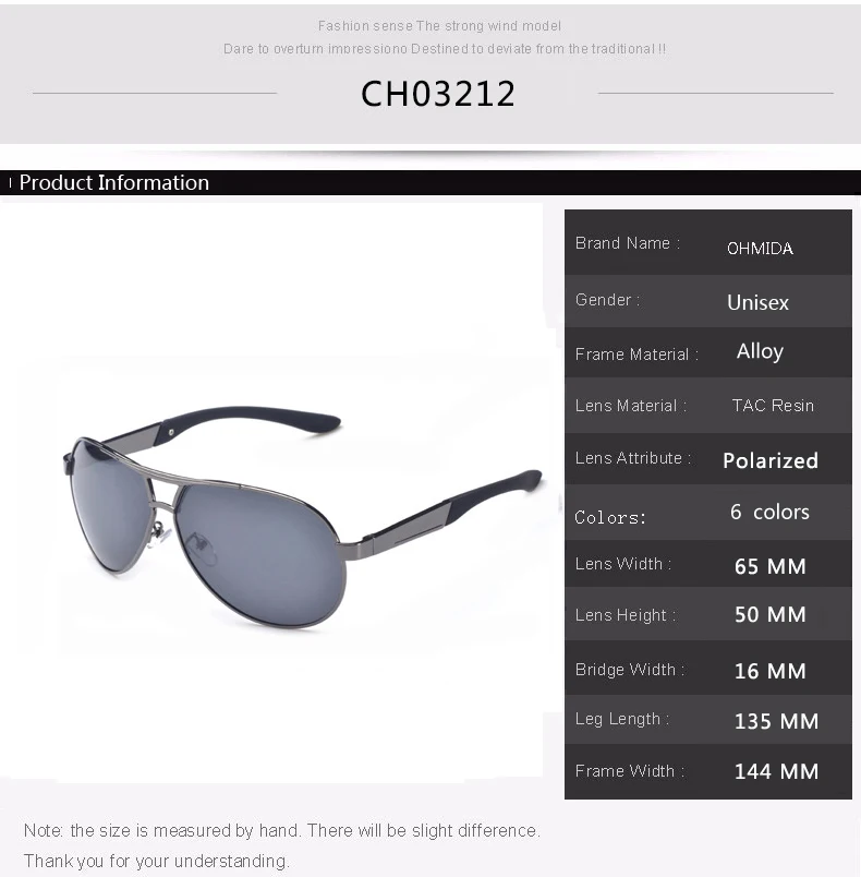 OHMIDA Новая мода Для Мужчин's UV400 поляризованные со специальным покрытием для гонок солнечные Для мужчин брендовая для вождения, зеркальные очки солнцезащитные очки для мужчин