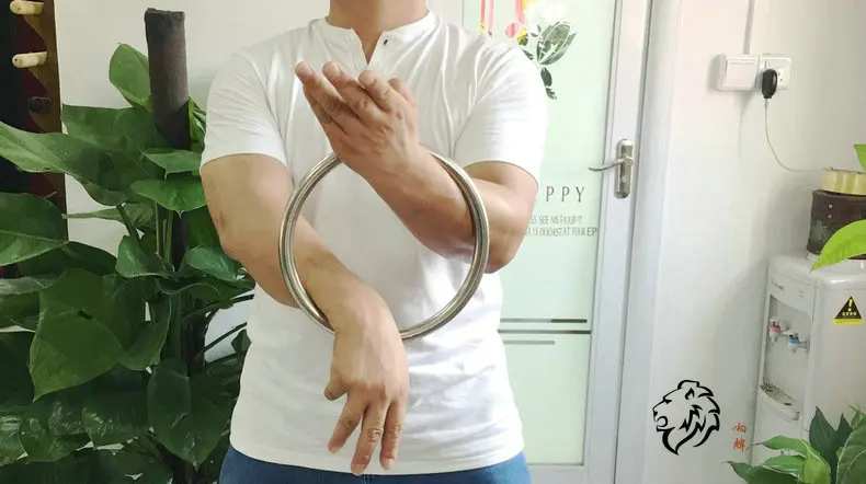 Wing Chun кольцо ушу кунг-фу Джет куне ДУ боевые искусства стальные кольца оружие липкая рука сила Обучение Оборудование