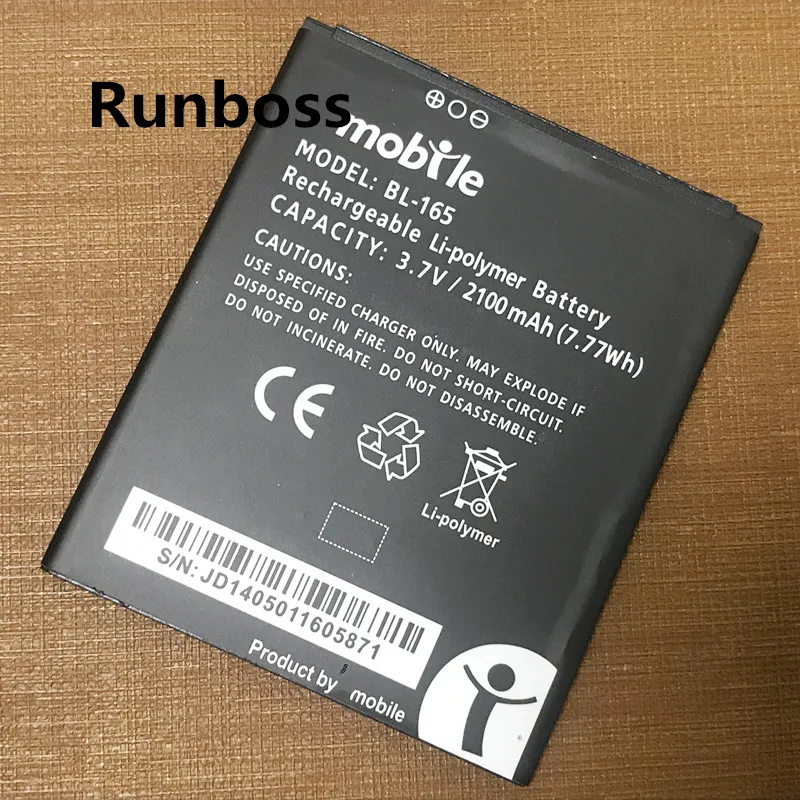 

Runboss Original Quality Battery BL-165 for i-mobile IQ-6 2100mAh