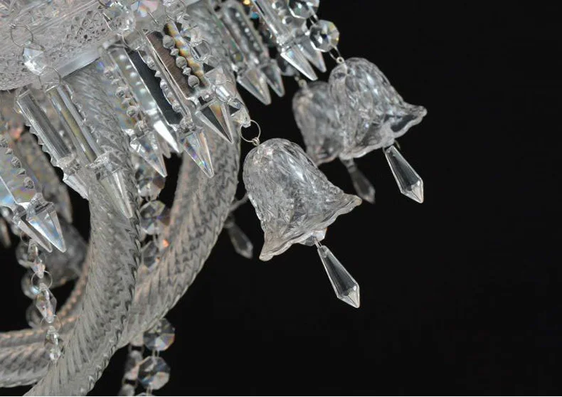 Французские люстры de cristal Led Люстра хрустальные светильники для гостиной отеля