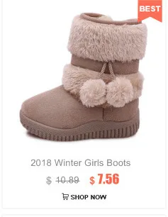 Г. Зимние ботинки для девочек Теплые хлопковые зимние ботинки для детей, милые ботинки с меховыми помпонами, помпонами и подвеской, яркие цвета