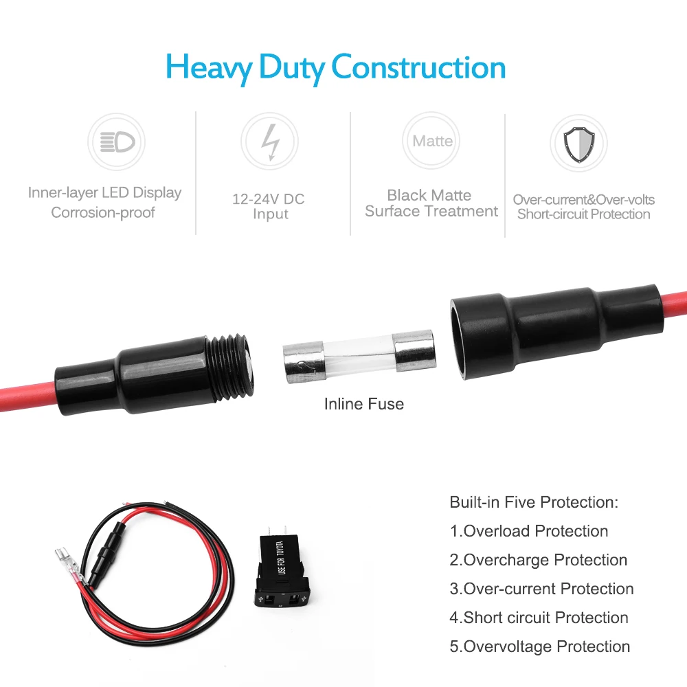 MICTUNING 2.1A Авто двойной USB зарядное устройство разъем цифровой вольтметр W/синий светодиодный светильник для смартфонов iPhone PDA ноутбука gps для Toyota