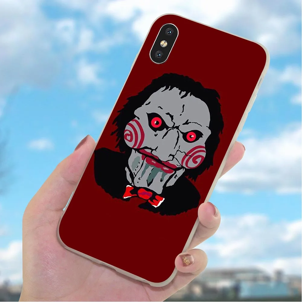 Мягкий ТПУ чехол для телефона с 3D пилой iPhone 6 X чехлы 6S Xs Max 8 Plus 7 5S 5 SE XR Silicone 11