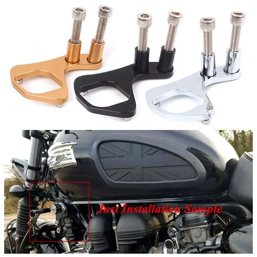 

For Triumph Bonneville T100/SE Scrambler Thruxton 2001-2015 Left Ignition Key Relocation Bracket