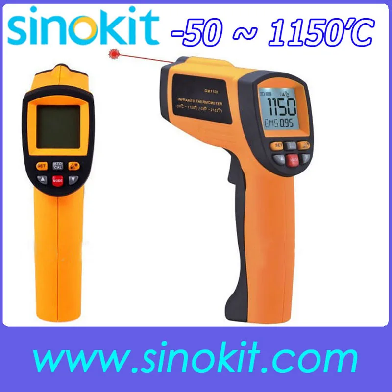 

Hot Industrial Lase IR Digital Infrared thermometer SK1150 free shipping