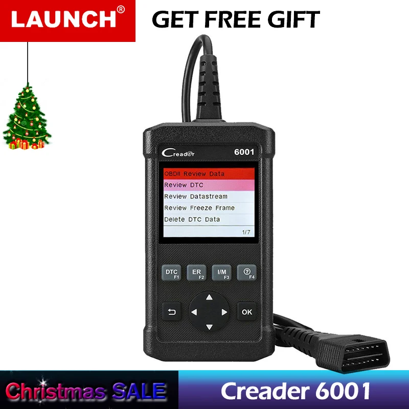 

Launch Creader 6001 OBD2 Scanner Auto Fault Code Reader Full OBD 2 Car Diagnostic Scan Tool Autoscanner Scaner Tools CR6001