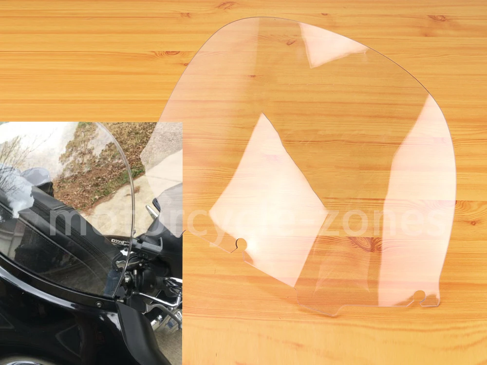 Мотоцикл 13 ''прозрачное лобовое стекло ветровое стекло для Harley Touring Electra Street Glide ультраклассический модель дельтаплана 1996-2013