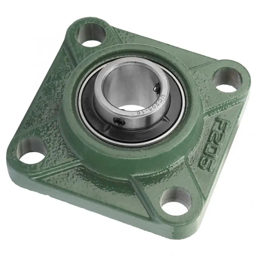 

UCF205/205-16 30mm/25.4mm Pillow Block Square Bearing with Solid Base 4 Mounted Holes ball bearing mount