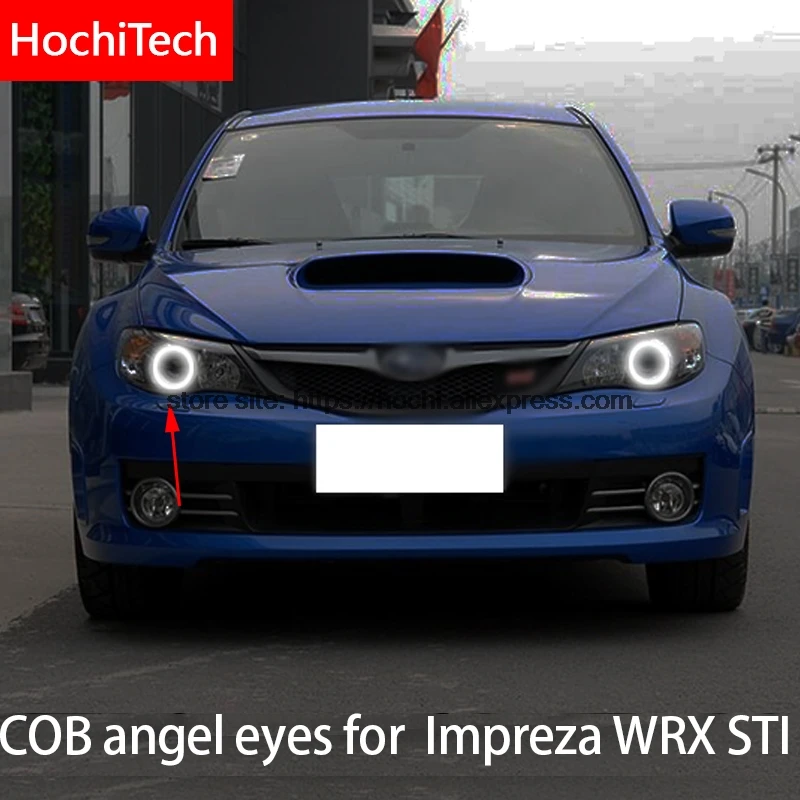 para Subaru Impreza Eyes de Halo Livre de Erros de Ultra Luz do Dia 2010 2011 Cob Levou Branco Led Angel Anel Brilhante Wrx Sti 2007 2008 2009