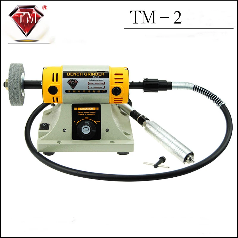 Electric grinding wheel cutting machine TM-2 Woodworking amber sander jade carving engraving polishing | Инструменты