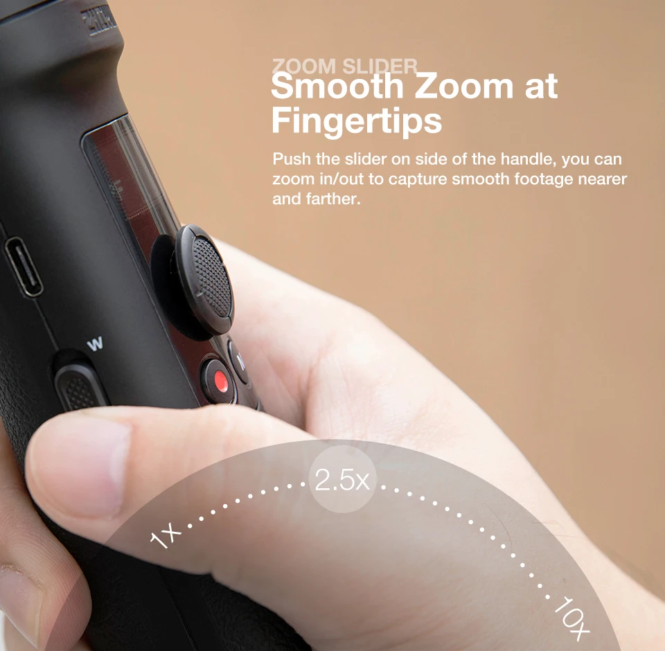 Instock zhiyun guindaste m2 3 eixos handheld
