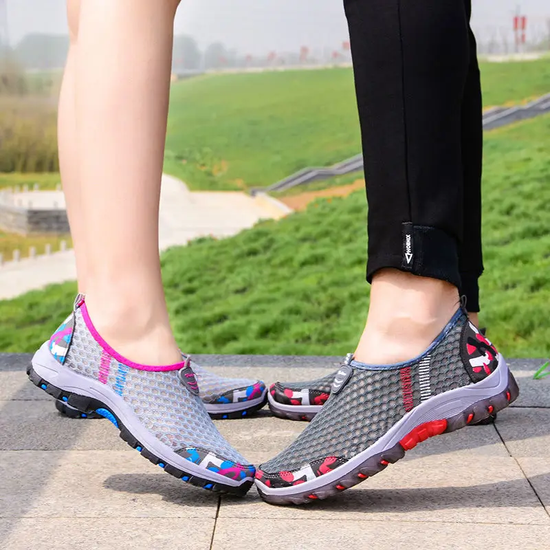 

Youbroer New Summer Mesh Shoes Comfortable Travel Sports Hot Style Hiking Shoes for Men and Women