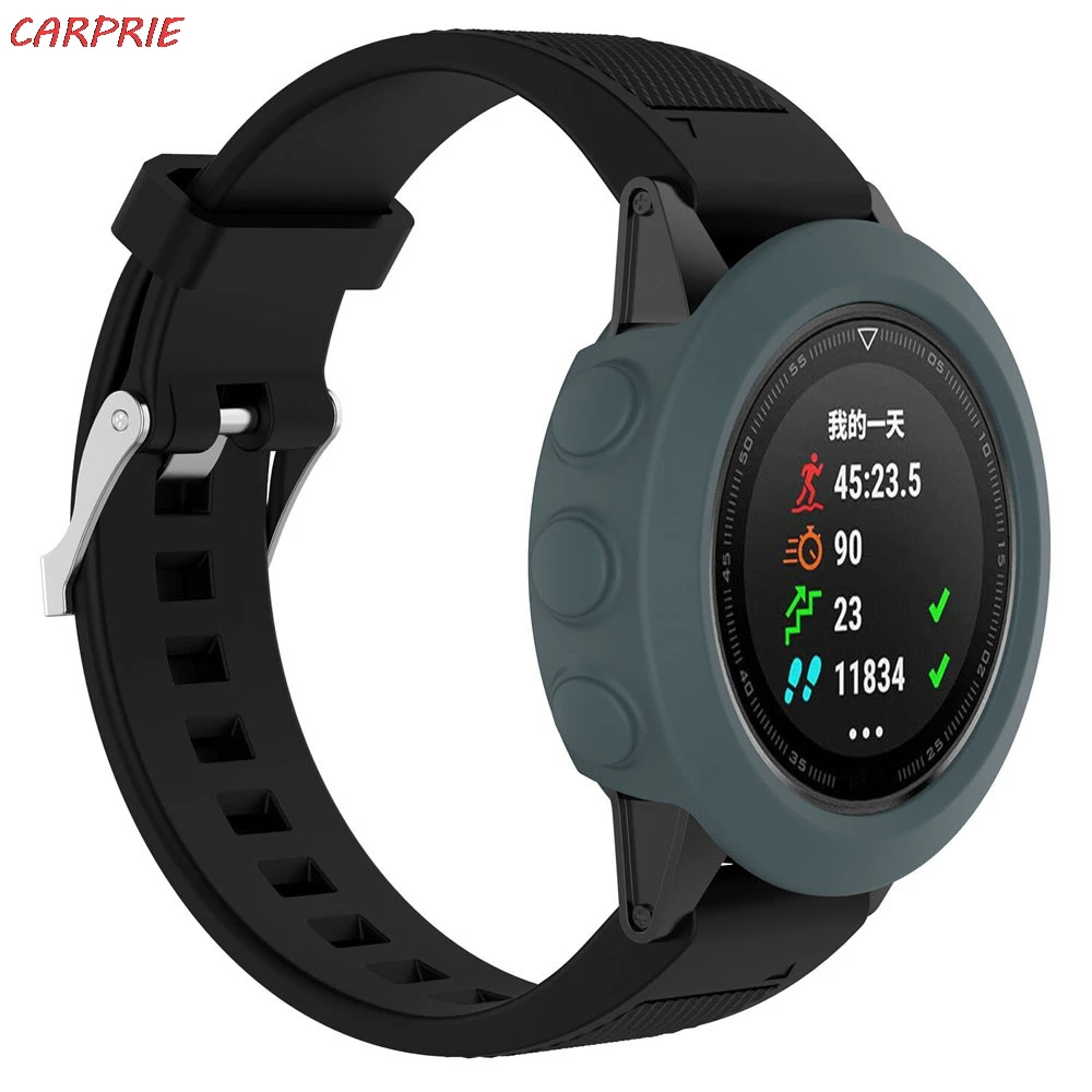 

CARPRIE 2019 For Garmin Fenix 5 GPS Watch More Colorful Soft Silicone Replacement Silicon Slim Watch Case Cover Z30408