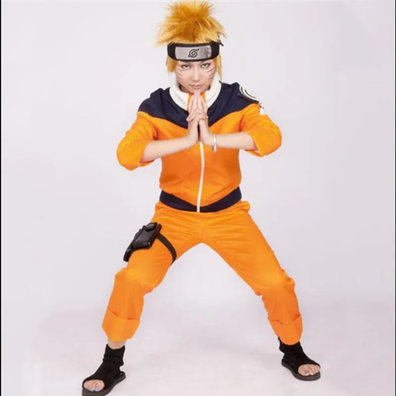 Anime Cos NARUTO Uzumaki Naruto Cosplay Anime Mann Frau Kostüm Japanischen Cartoon Kostüme top + hosen Für Jungen Mädchen Zeigen anzüge|Anime Kostüme| - AliExpress