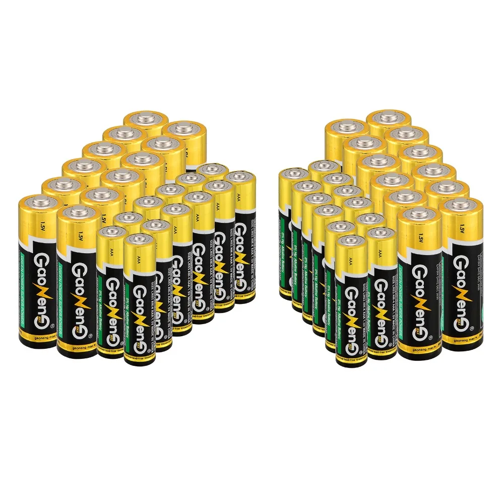 48 шт. Bateria energy24 AAA и 24 AA щелочные батареи 1 5 В объемные игрушка питание