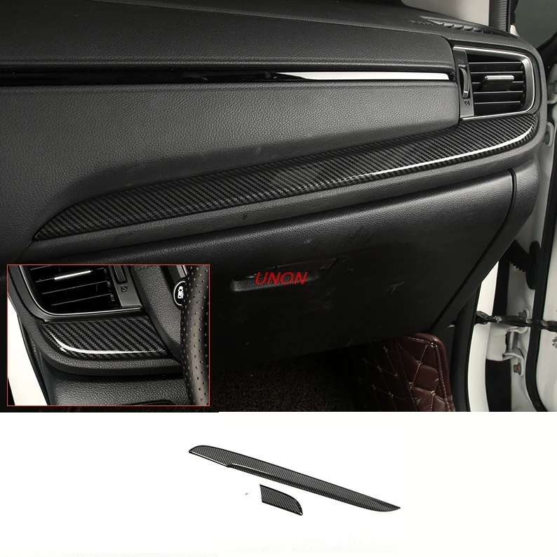 

For Honda CRV CR-V 2017 2018 inner middle control cover inner Door Moldings Trim panel Strip Cover