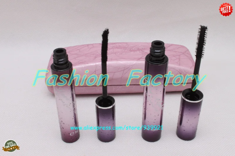 48set/lot New Brand Waterproof Love Alpha Dual Mascara Pink Package