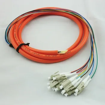 

5 Pieces 12 Cords 1.5 Meter LC UPC 1Gbps 62.5/125 OM1 /50/125 OM2 MMMulti Mode 62.5/125 Bundles Optical Fiber Optic Pigtail