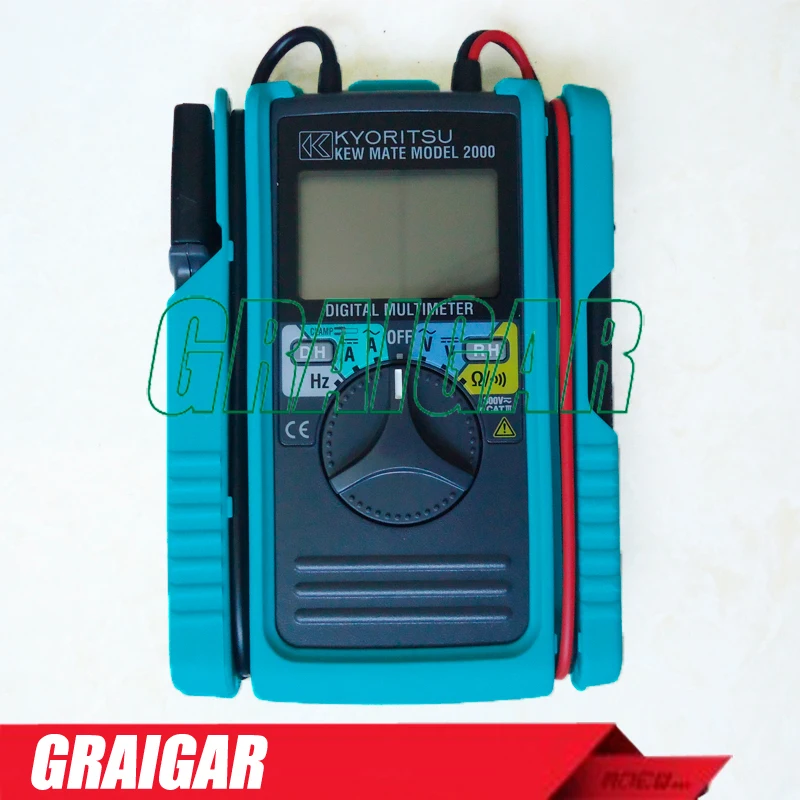 

Brand New KYORITSU KEW 2000 Digital Multimeters with AC/DC Clamp Sensor and Test leads