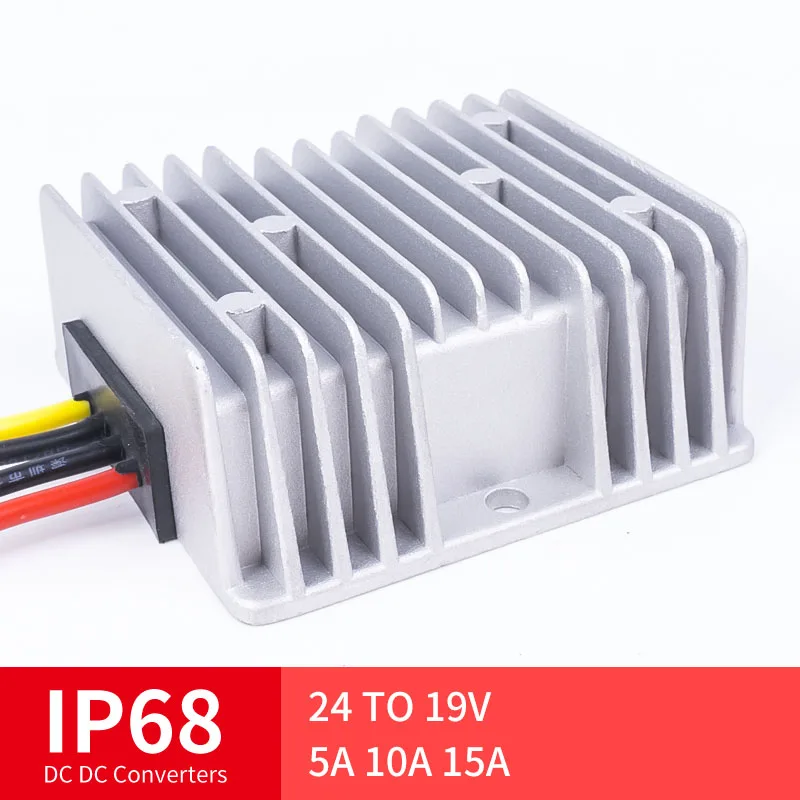 

24 TO 19V 5A 10A 15A High Quality DC Converter Step-Down DC Voltage Regulator Voltage Mutual, Suitable for Automot