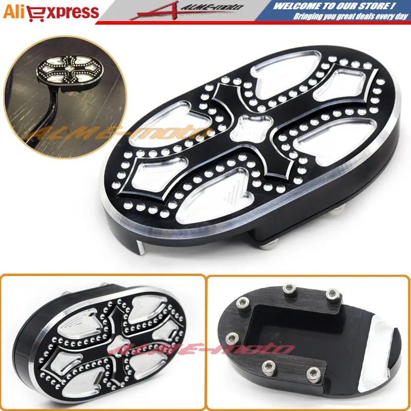 Motorcycle CNC Billet Aluminum Brake Pedal Pad Cover For Harley
