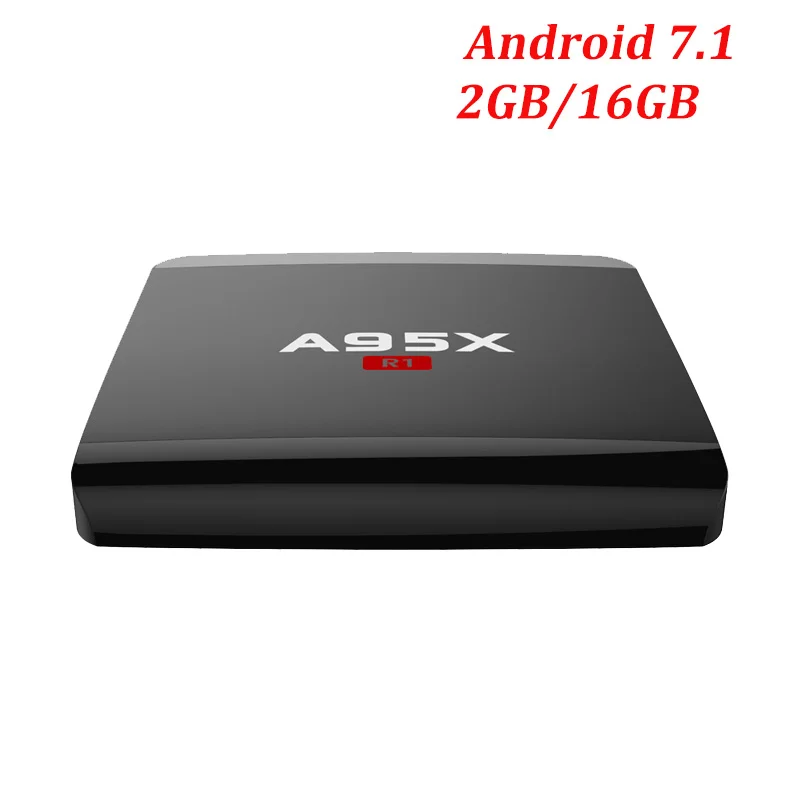 A95X R1 Android 7,1 Smart tv Box Amlogic S905W четырехъядерный 1 ГБ 8 ГБ HD2.0 4K2K HD 2,4G Wifi A95x Nexbox потоковый медиаплеер - Цвет: 2GB 16GB