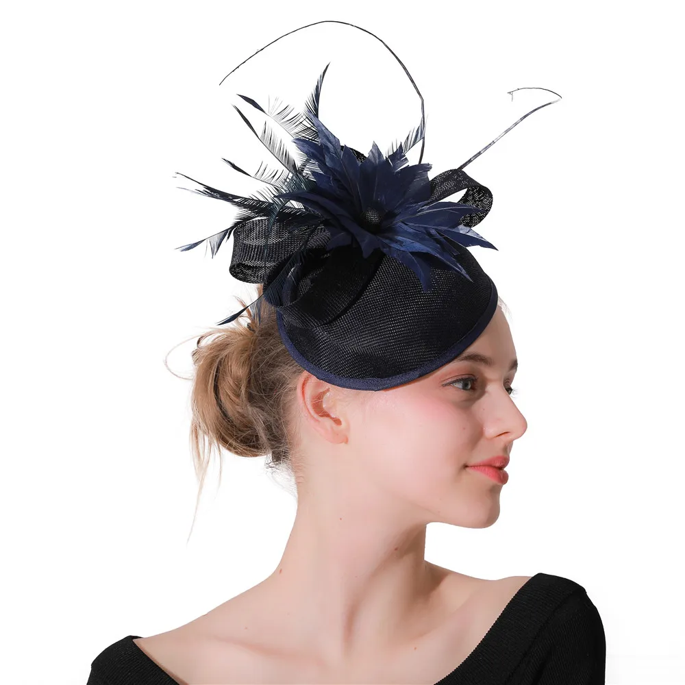 Vintage Imitation Linen Fascinator 