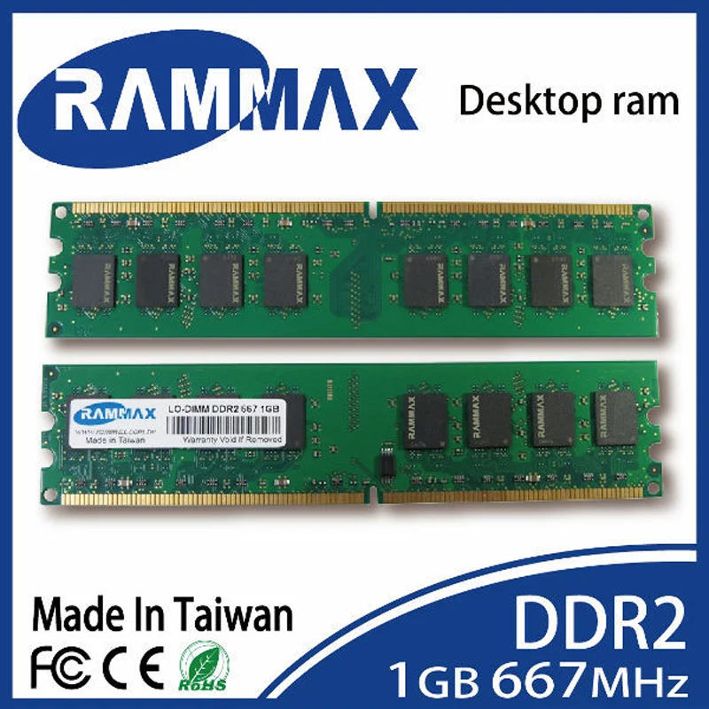 LO-DIMM оперативная память 667 МГц для настольных ПК 1 Гб DDR2 PC2-5300 240-pin/CL5/1,8 в идеально сочетается со всеми брендовыми материнскими платами ПК