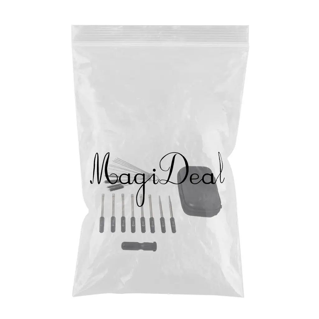 16Pieces/1 Pack Adjustment Carburetor Tool Screwdriver+Carburetor Cleaning Kit+Carrying Case Auto Repair Tools
